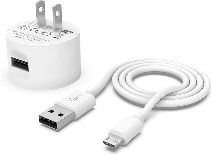 UL Listed AC Charger Fit for Google Home Mini Speaker Power Adapter Supply Cord Cable (White)