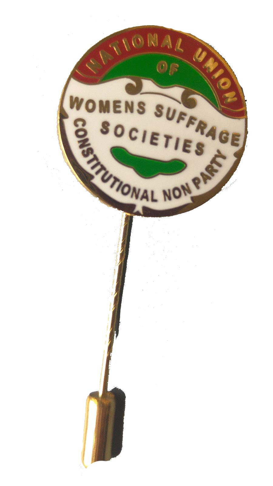 Enamel Reproduction NUWSS Suffragist Suffragette Badge Brooch Stick-Pin Suffragettes
