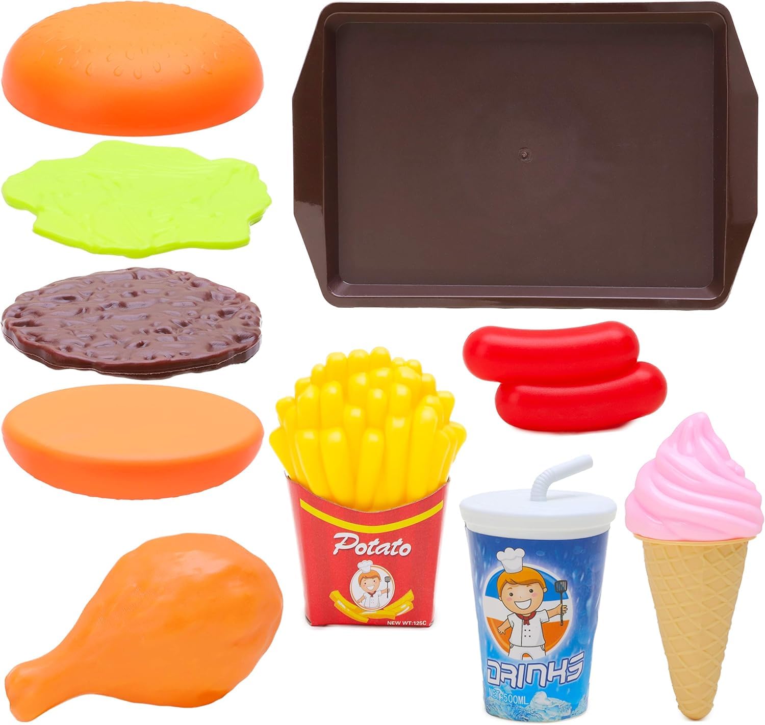 Toyland® 10 Piece Fast Food Play Set