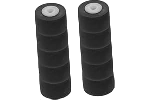 HOMSFOU 10pcs Rubber Pinch Roller Wheel Video Recorder Accessory Cassette Player Repair Supply for Amplifier and Tape Deck