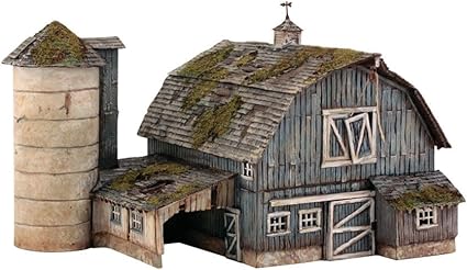 Amazon Com Woodland Scenics Pf5190 Rustic Barn Ho Toys Games