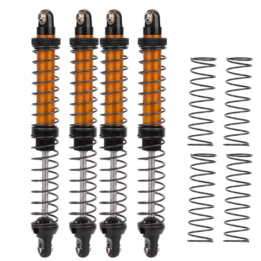 RC Shock Struts Damper, Oil Suspension Shock Struts Damper RC Car Metal Shock Absorber Compatible with Tamiya CC01(120mm)