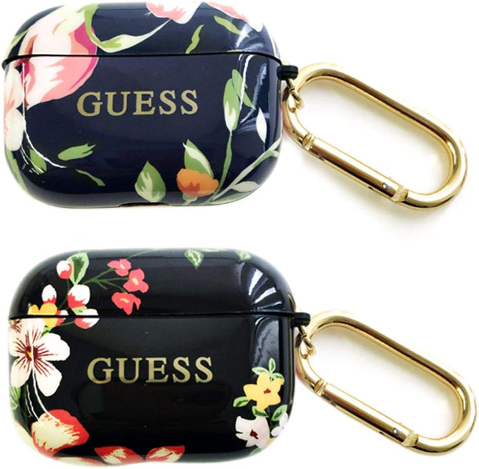 Amazon Co Jp Air Jay Guess Official Licensed Case Airpods Pro Storage Case Cover Floral Flower Carabiner Portable Scratch Resistant Brand Elegant Storage Case Cover For Airpods Pro Fl03 Guacaptpubkfl03 Electronics