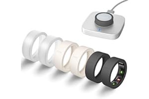 BANDRAIN Ultra-Thin Covers Compatible with Oura Ring Gen 4/Oura Gen 3 Cover, Anti-Scratch Elastic Silicone Smart Rings Protector Case Accessories for ULTRAHUMAN Ring AIR/RingConn Gen 2 for Women Men, 6 Pack