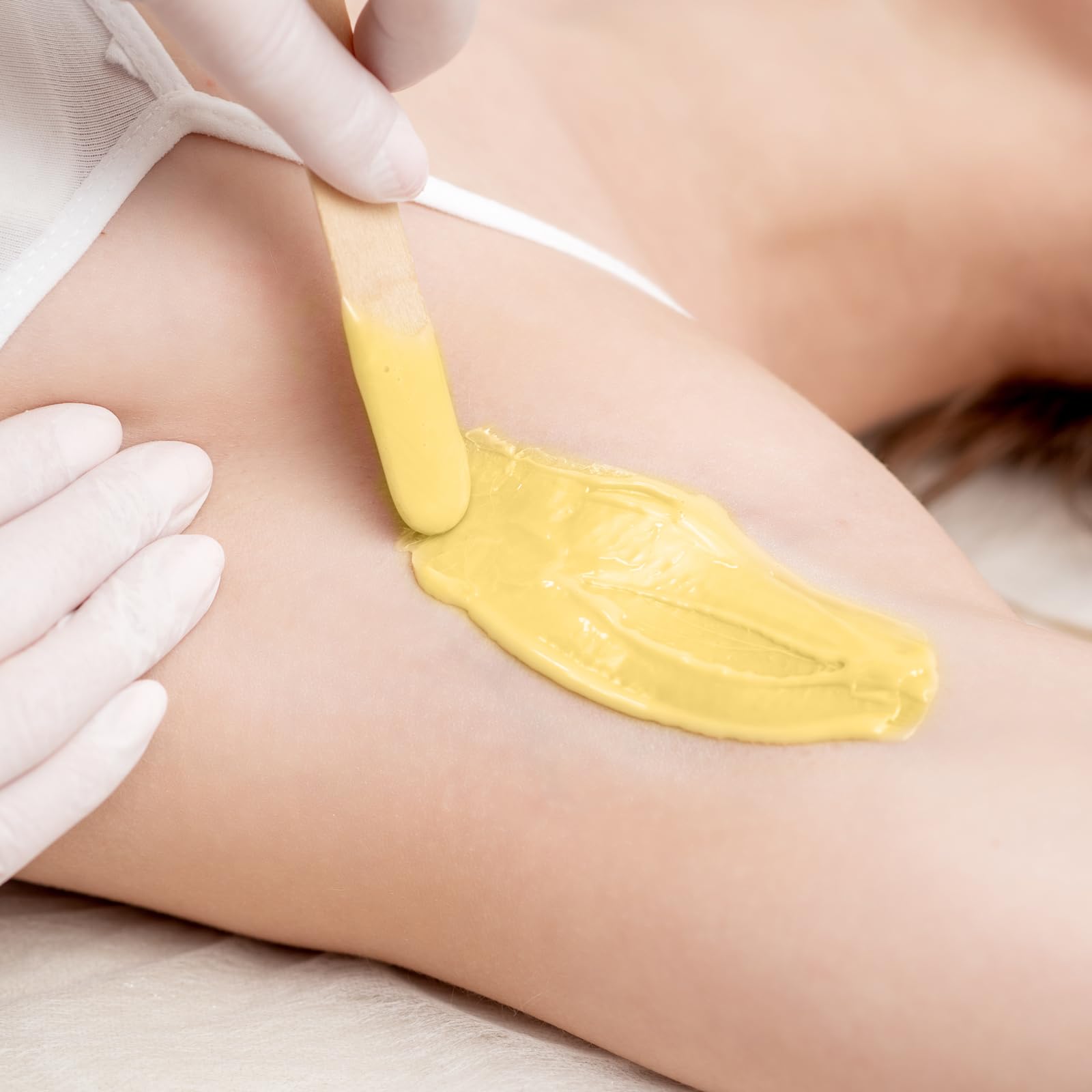 Too Naked Hair Removal Zinc Oxide Wax for Sensitive Skin, Extra Creamy, Non-Transparent Salon Wax, Fragrance-Free, 14 oz.