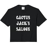 Cactus Jack's Saloon Old West Comfort Colors Crop Top