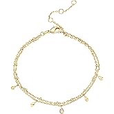 PAVOI 14K Gold Plated Beaded Bracelet for Women | Stackable Gold Bead Bracelet | Adjustable Dainty Gold Jewelry