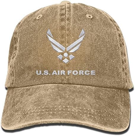 KAOMAOXI Baseball Cap Air Force Symbol Man &amp; Woman Vintage Adjustable Denim Cap Dad Trucker Hat
