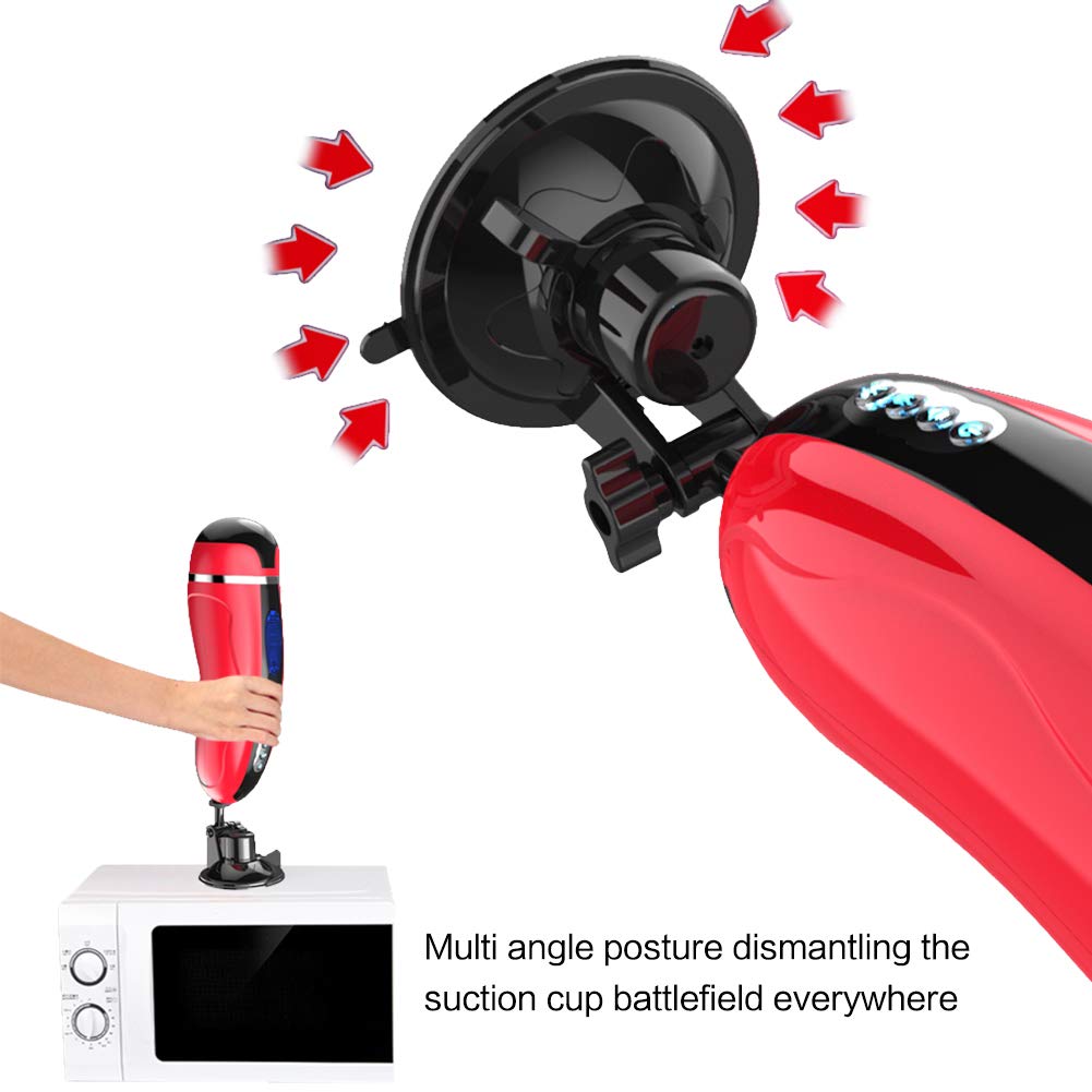 Urnight - Massaggiatore per uomini, con funzione di riscaldamento automatico, 10 modalità di vibrazione