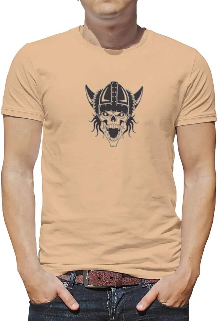 Lind8 Viking TShirts Polyester Black & White Short Sleeve Shirt for