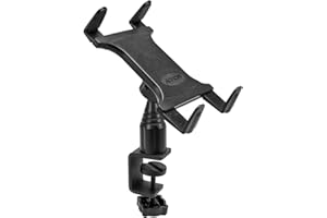 Arkon Heavy Duty C Clamp Tablet Mount for Desks and Carts Retail Black