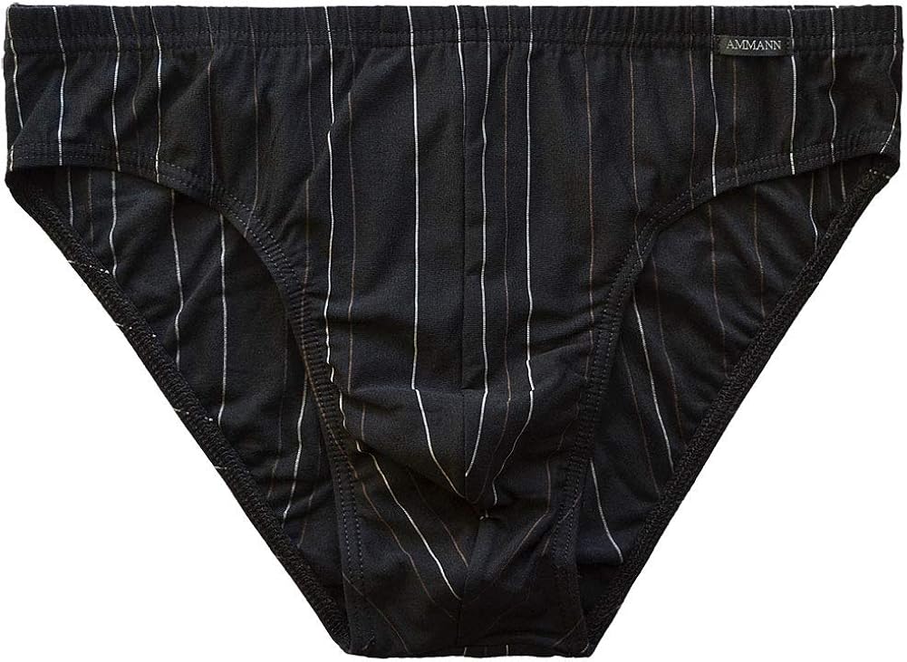 Ammann Herren Mini Slip ''Fashion'' schwarz gestreift Modal*Qualität