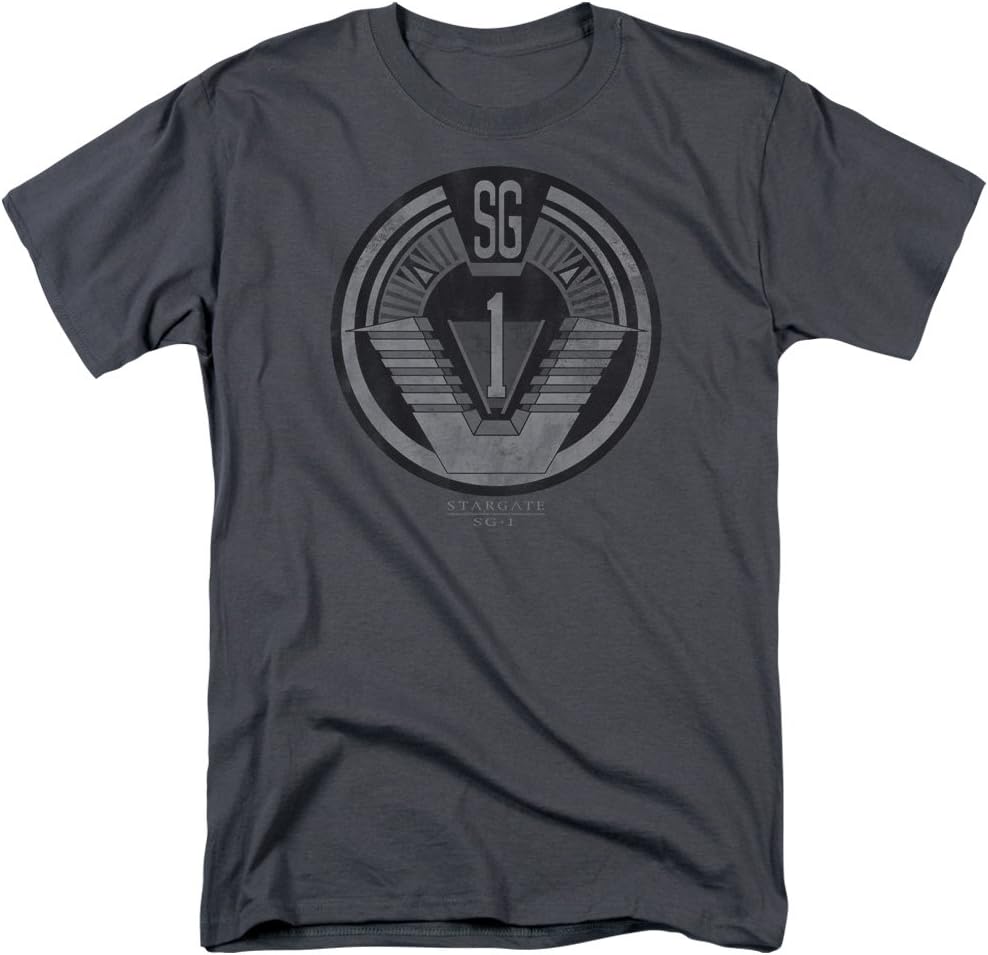 Stargate Men's Team Badge T-shirt Grey