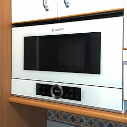 Bosch BFL634GW1 - Microondas (Integrado, 21 L, 900 W, Tocar ...