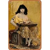 WWDITS Nadja HD Poster 8” x 12” Vintage Metal Tin Sign Home Bar Man Cave Wall Decor