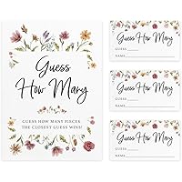 Amazon.com: Printed Party Candy Jar Guessing Game (Set of 50 ...