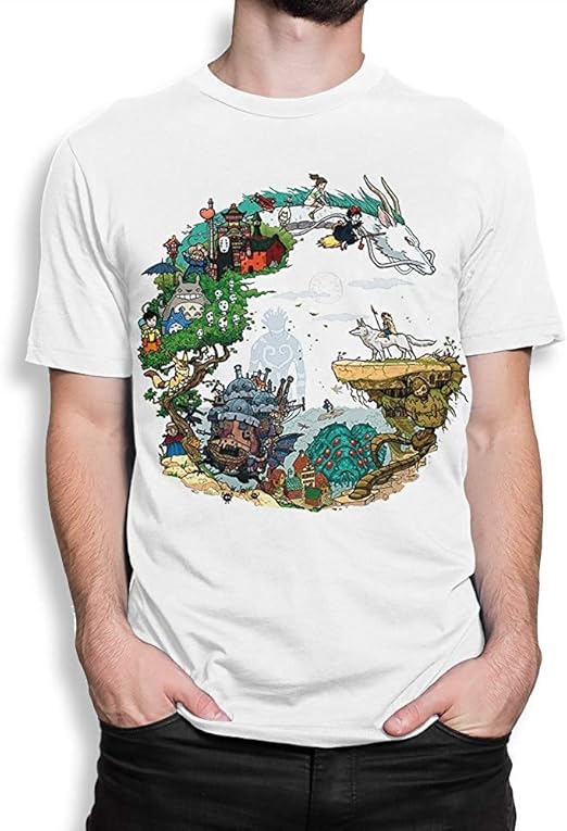 Amazon Co Jp メンズ宮崎アニメコンボアートtシャツおかしいドラゴングラフィックtシャツ 服 ファッション小物 Amazon Co Jp メンズ宮崎アニメコンボアートtシャツおかしいドラゴングラフィックtシャツ 服 ファッション小物