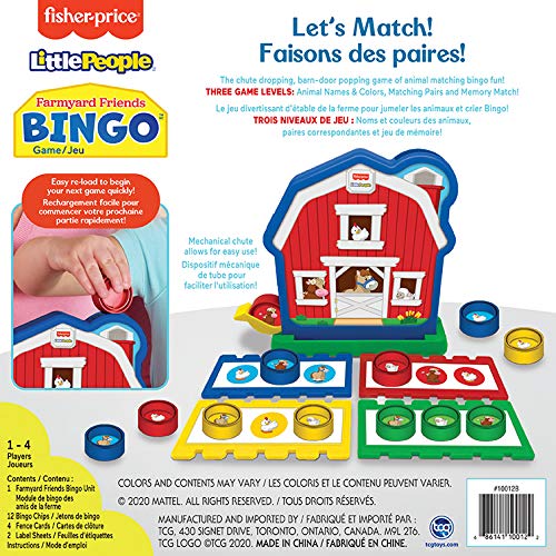 TCG Toys Fisher Price Farmyard Friends Bingo Pricepulse