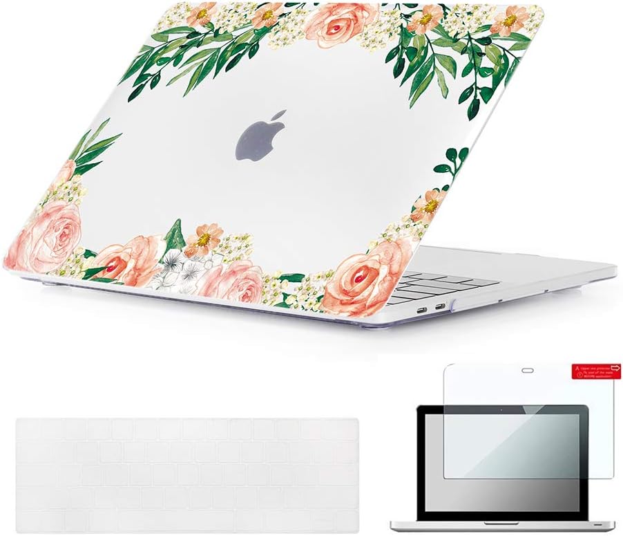 Se7enline A1706/A1989/A2251/A2289/A2159/A2338/A2159 Case for MacBook Pro 13 Inch 2016-2020 Touch Bar Crystal Shell Laptop Covers Hard Case 13.3 inch with TPU Keyboard Cover,Screen Protector