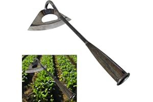 cdbz All-Steel Hardened Hollow Hoe- Hand-held All-Steel Hardened Hollow Hoe, Garden Edger Weeder,for Backyard Weeding,Loosening, Planting,with Quenching Forging Process Manganese Steel