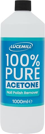 Lucemill 100% Pure Acetone 1 Litre Salon Nail Polish Remover