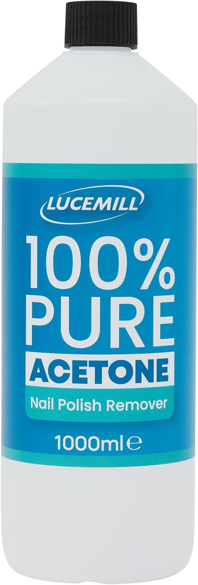 Lucemill 100% Pure Acetone 1 Litre Salon Nail Polish Remover