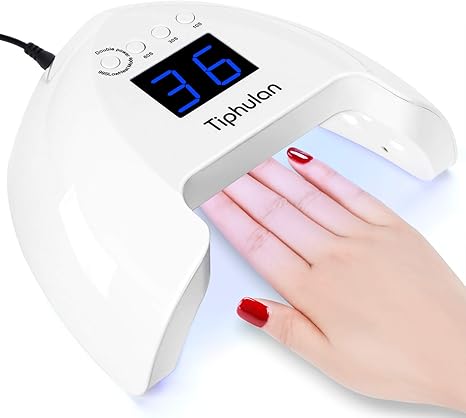 lampara de unas led uv tiphulan secador de unas led de 54 w doble fuente de luz curado uv led esmalte de unas funcion de memoria mejorada luz de