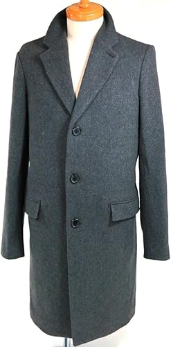 Amazon アルマーニエクスチェンジ メンズ チェスター コート トレンチ ビジネス ジャケット ウール 246 グレー Grey 並行輸入品 シューズ バッグ