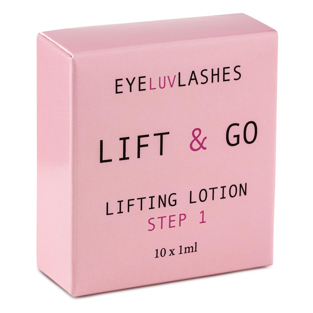 10 x 1ml Lash Lift Lifting Lotion Sachets Lash Lifting Brow Lamination Eyeluvlashes Vegan Cruelty Free LIFTING PERMING LOTION STEP 1 (10 SACHETS)