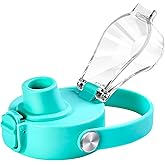 SYACOT Auto Spout Lid for Hydro Flask Wide Mouth Water Bottles, Replacement Top Spout Lid for HydroFlask Wide Mouth 12 oz 32 oz 40 oz, Chug Cap with Flexible Handle,Big Nozzle