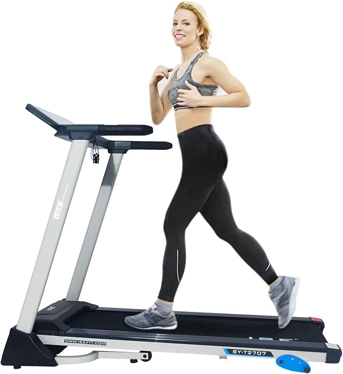 Tapis de course electrique pliable a ecran led 1 12 kmh equipement de fitness 120 kg noir