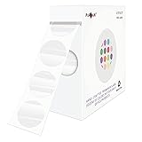 PARLAIM 0.75 inch Round Clear Circle Dot