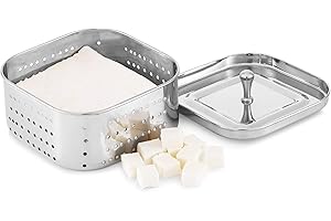 KSJONE Stainless Steel Square Paneer Maker/Mould/Strainer Perfect for Making Delicious Tofu, Stainless Steel Paneer Maker wit