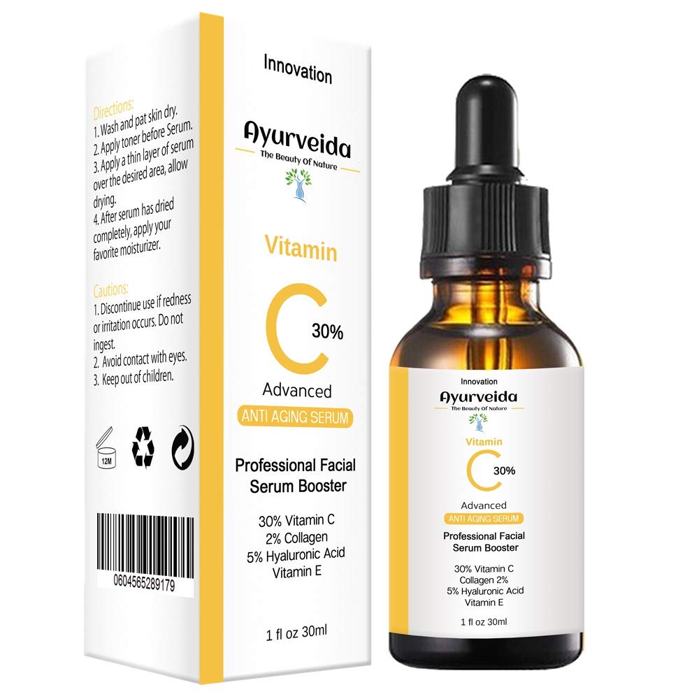 derma vitamin c face serum