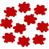 LITKO Blood Splatter Tokens | Compatible with 40K &amp; D&amp;D | Red | Set of 10, 25mm acrylic | Track wounds, casualties &amp; damage | For RPG &amp; wargames &mdash; AoS, Bolt Action, Infinity