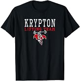 Superman Krpton Lifting Team T-Shirt