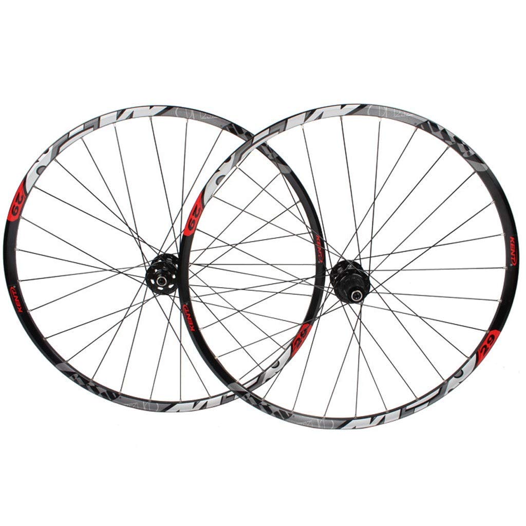 29inch Bike Wheelset - Front Rear Wheels Double Wall MTB Rim Quick Release Disc Brake Hybrid Mountai
