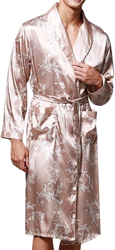 amazon mens silk dressing gown