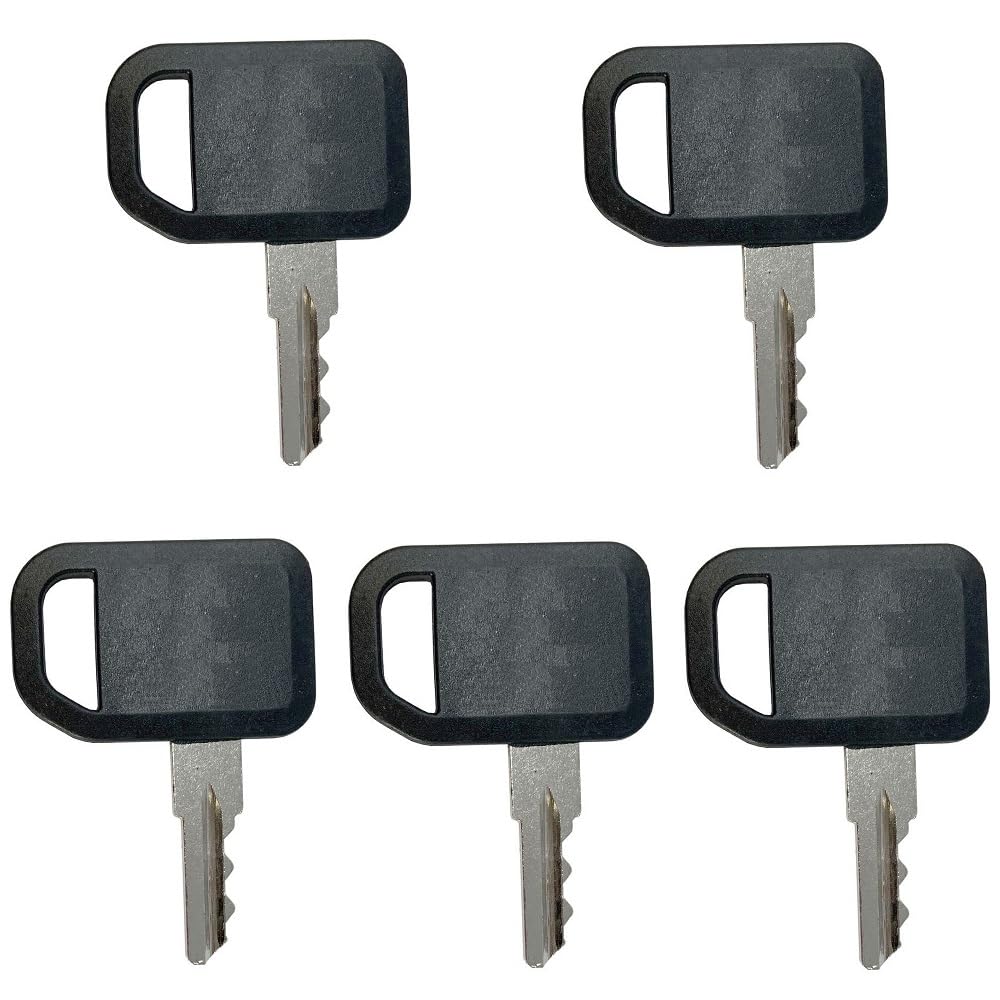 5 Pcs Replacement Ignition Keys AM131841 Start Switch Key JDG Key for John Deere Gator & Mowers 425 445 455 GT235 GT245, also for Bobcat Cub Cadet Ditch Witch