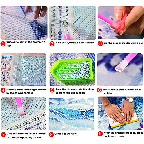 5 Diamond+Painting+Adults+Number+Square