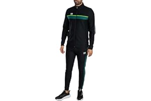 Under Armour Men's Challenger Tracksuit, Black/Green, XL