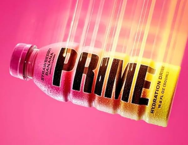 PRIME, HYDRATION STRAWBERRY BANANA, 16 OUNCE