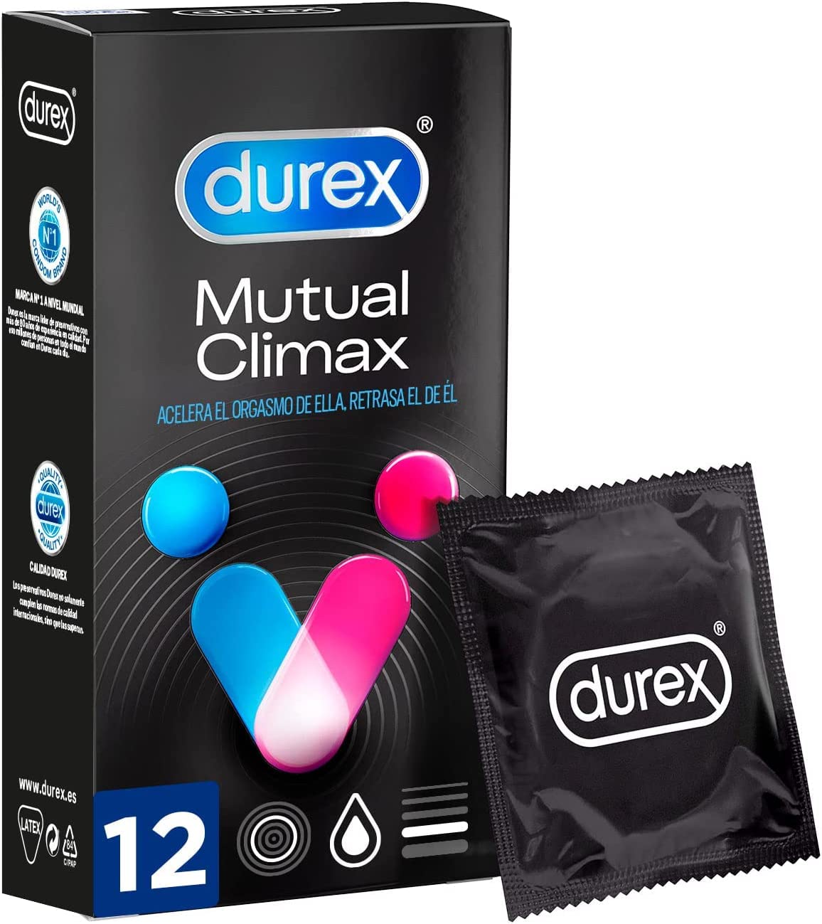 Durex Mutual Climax 12 Uds, 0.0509999999999999 kg