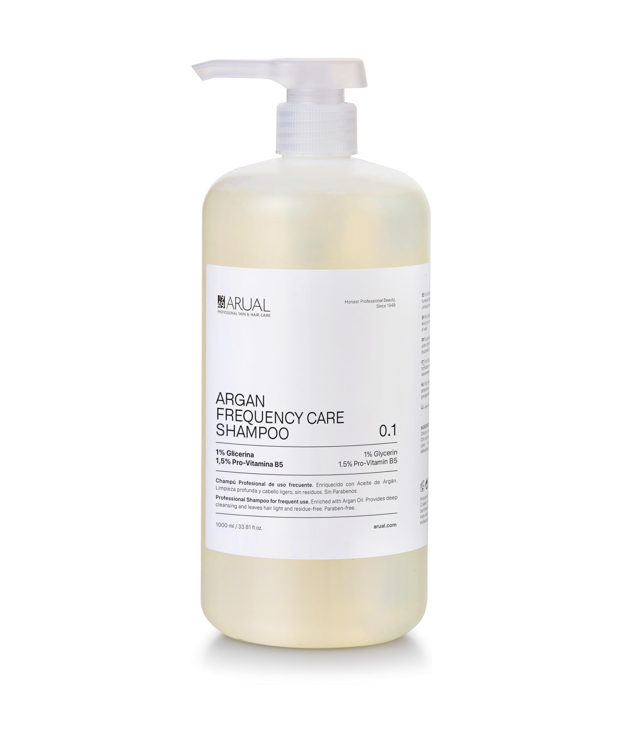 ARUAL Argan Shampoo Frequent Use ph neutrro1L