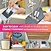 Vegetable Chopper Slicer Dicer Cutter Peeler Cheese Grater. 12-in-1 (22 Pieces). Best Manual Mandoline, Food Chopper, Lemon Squeezer, Egg White Separator, Egg Slicer. Free Cut-Resistant Gloves Brushes