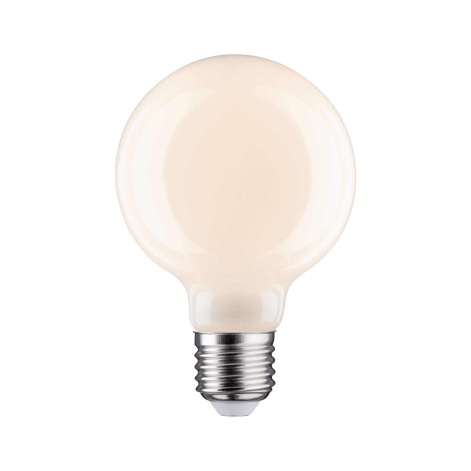 Paulmann 28623 LED Filament lamp G80 6 watts Classic lamp dimmable Opal 2700 K Warm White E27