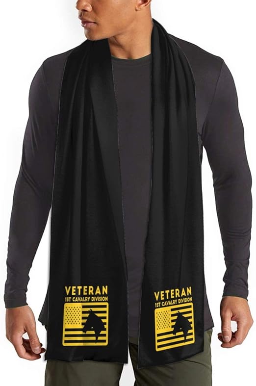 Veteran 1st Cavalry Division Warm Winter Scarf Fashion Soft And
