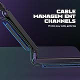 FIFINE Microphone Arm Stand BM88 with Desk Clamp, Cable Management view 8