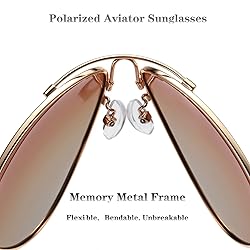 RCXKOOM Polarized Aviator Sunglasses for Mens