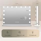 YOURLITE Hollywood Vanity Mirror with Lights, 15 Dimmable Bulbs view 6